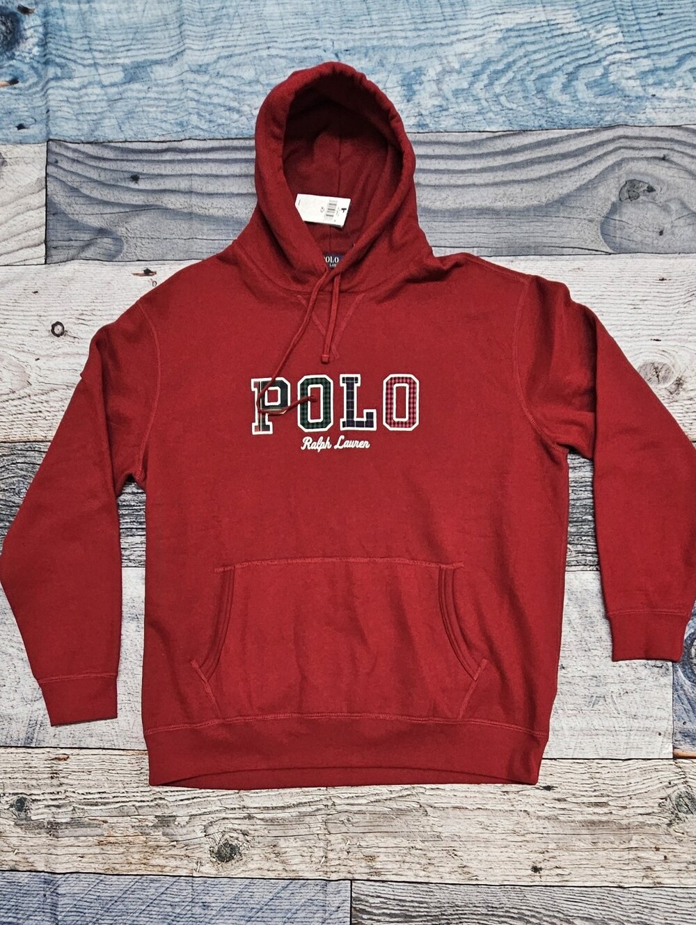 Polo Ralph Lauren Hoodie Pullover Plaid Logo Big & Tall 2XLT NWT